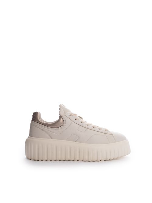 Sneakers H-Stripes Avorio Oro HOGAN | HXW6450FC60 KU00GAN